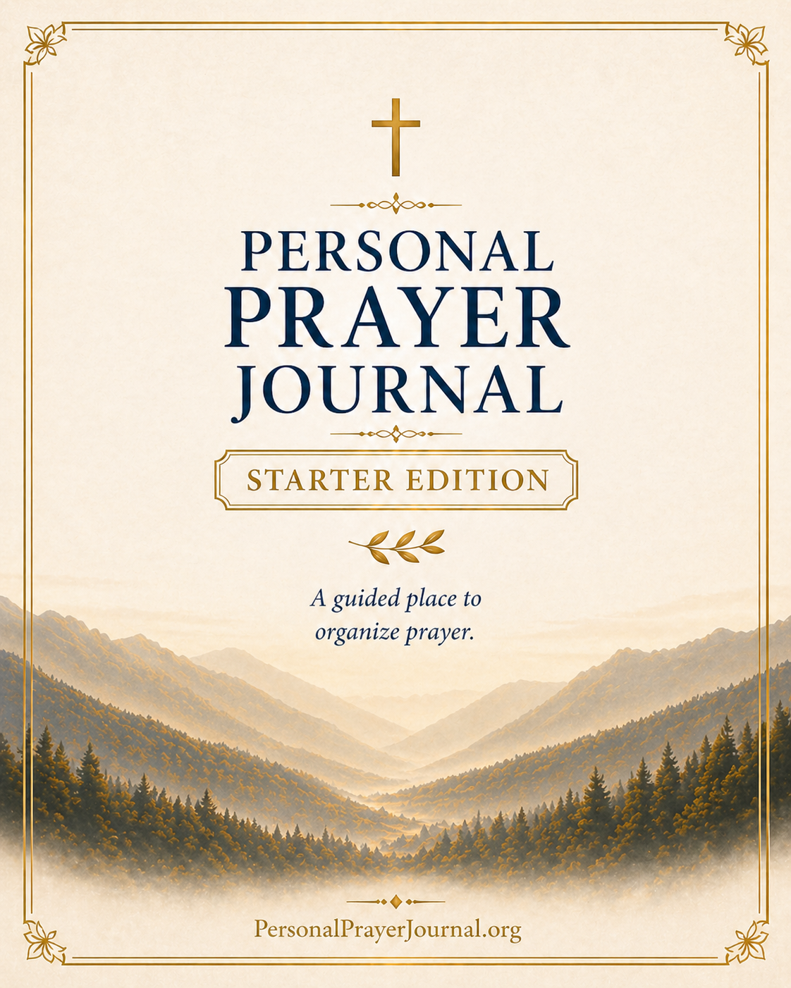 Starter Edition Personal Prayer Journal cover